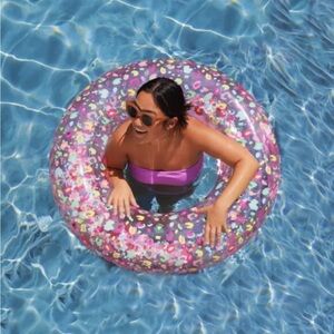 Spotted Luxe Inflatable Confetti Filled Tube Float by Packed Party